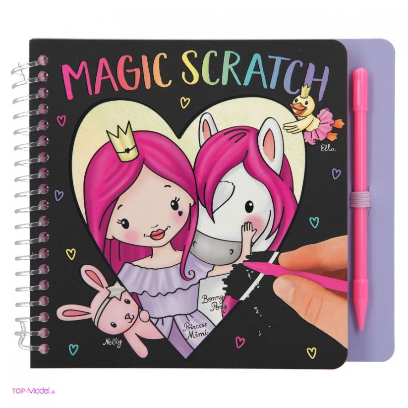 Kreatívna sada Princess Mimi Mini Magic Scratch Book