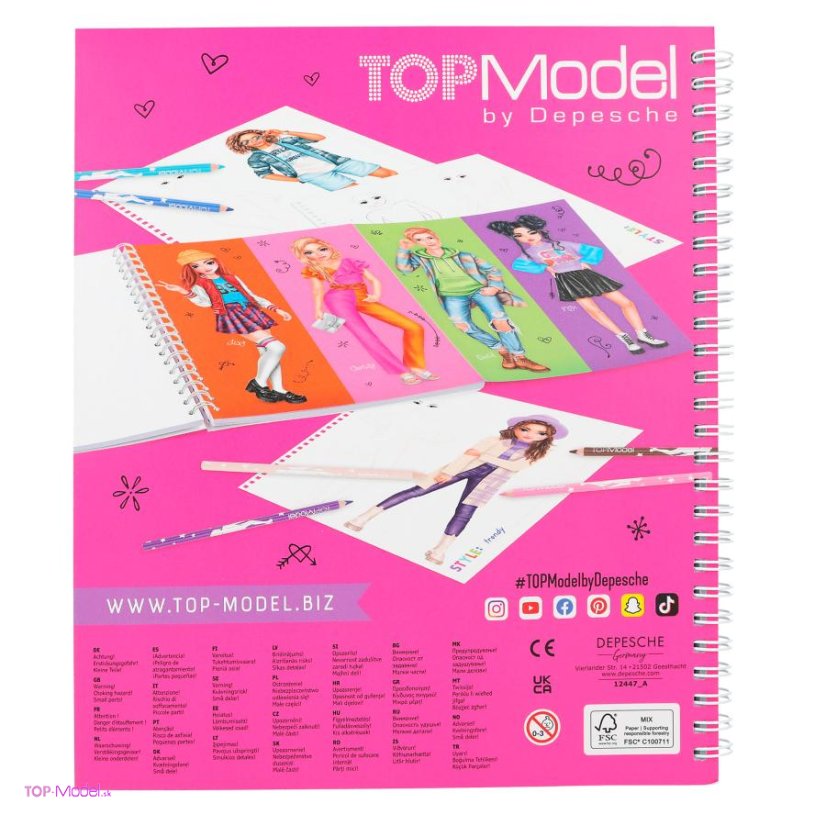 Maľovanky TOPModel