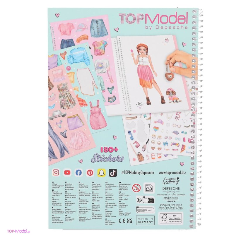 Kreatívny zošit Top Model Dress me up