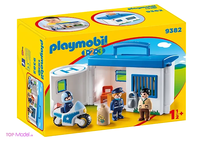 Playmobil 9382 Prenosná policajná stanica