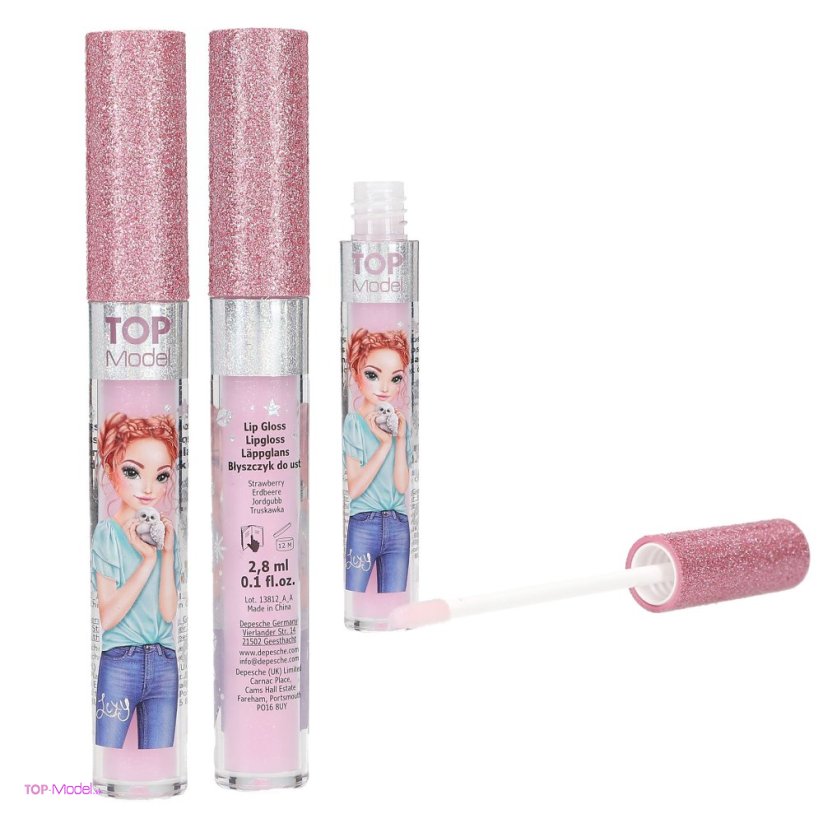Lesk na pery TOPModel glitter ružový