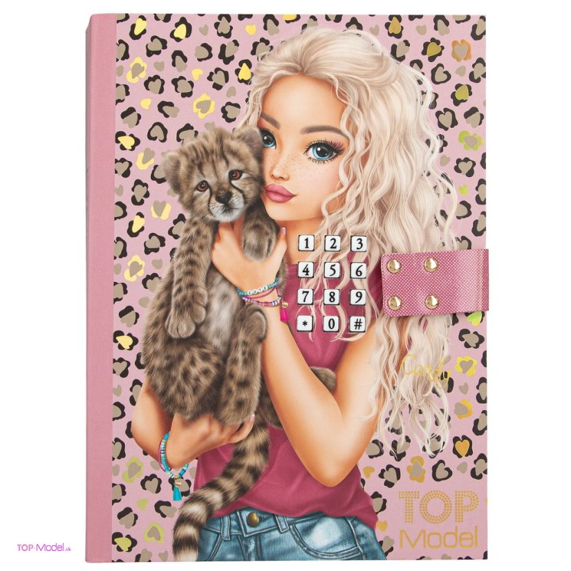 Diár TOPModel na číselný kód LEOHEART