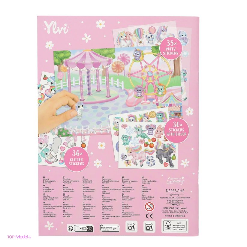 YLVI Unicorn Stickerworld