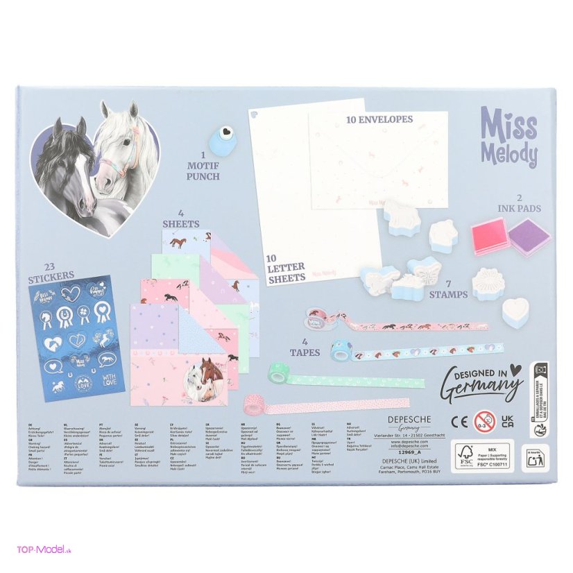 Miss Melody Love letter set