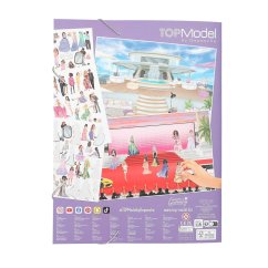 Kreatívny zošit TOPModel Stickerworld GLAMOUR