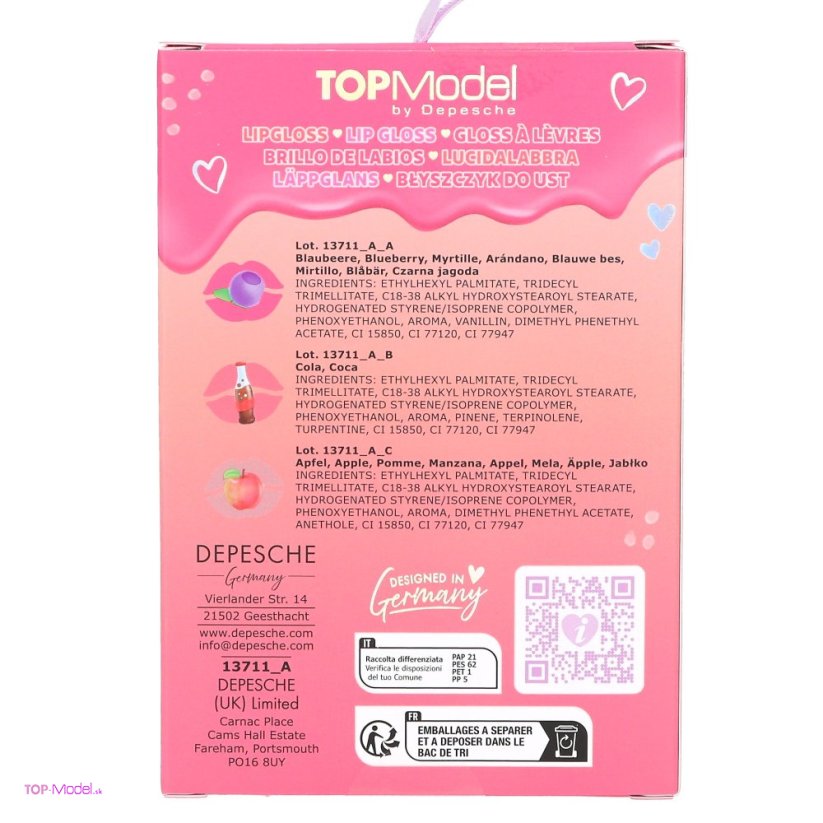 Lesky na pery TOPModel