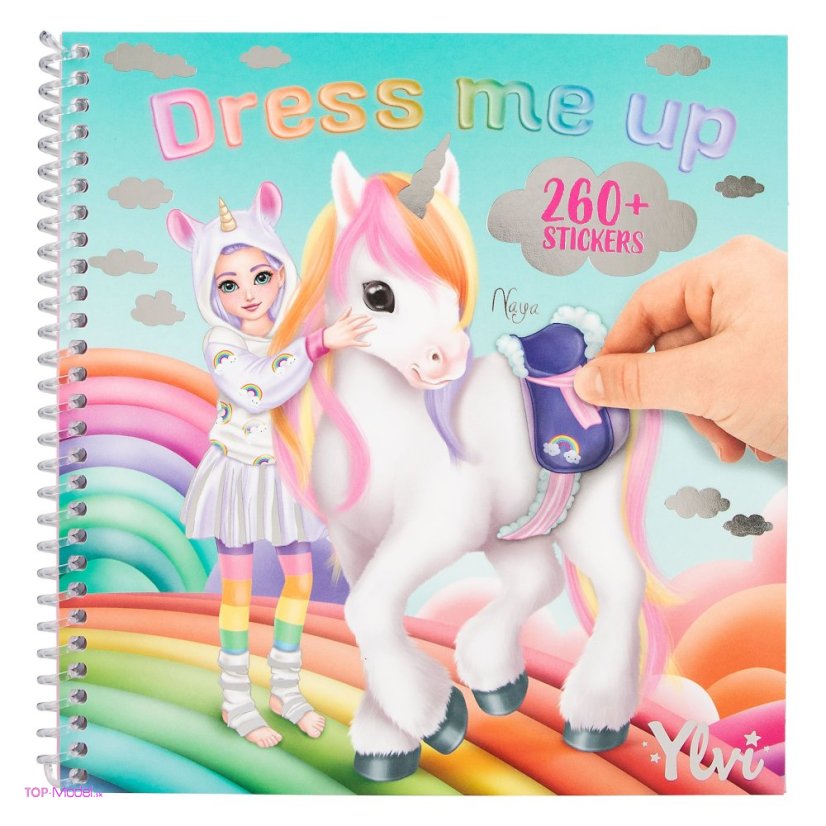 YLVI Kreatívny zošit Dress me up