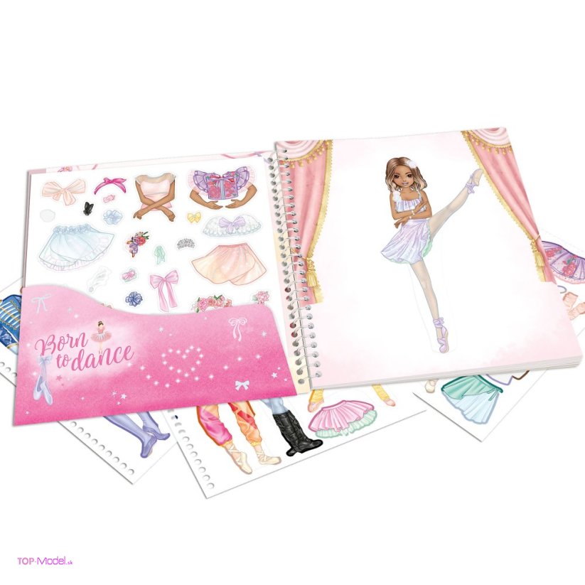 Kreatívny zošit Top Model Dress me up BALLET