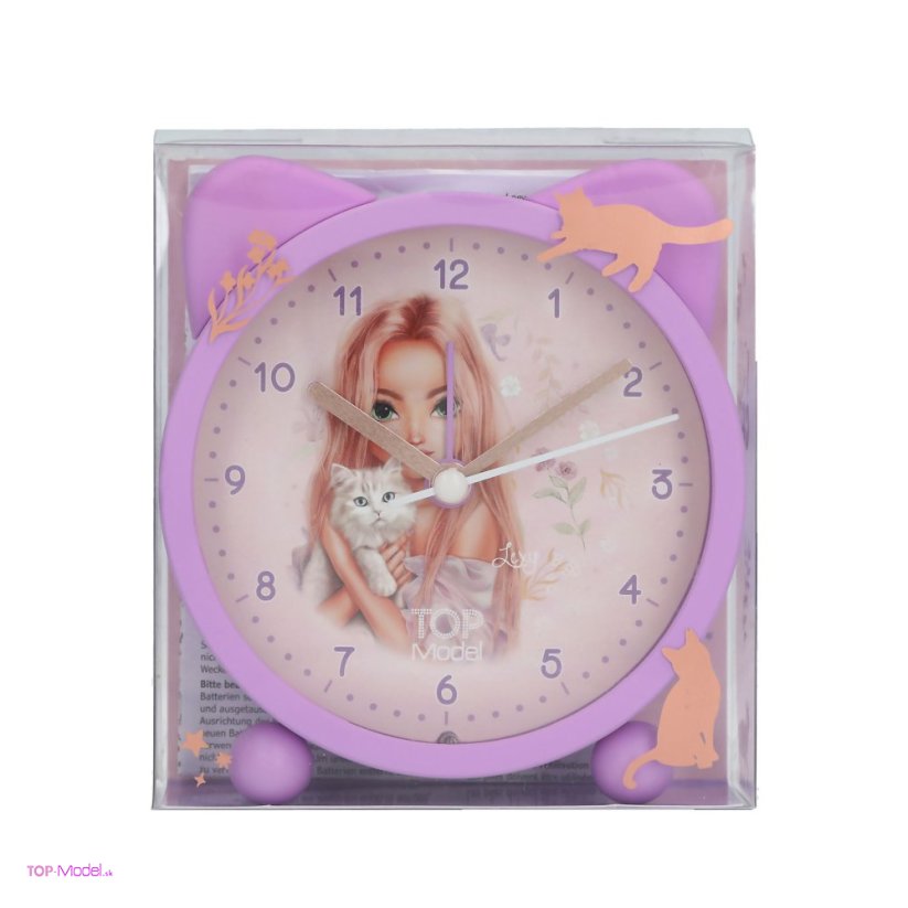 Budík TOPModel BLOOMING KITTY
