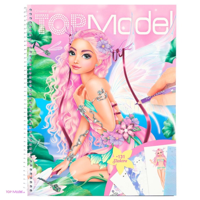 Maľovanky, kreatívna sada TOPModel Fantasy