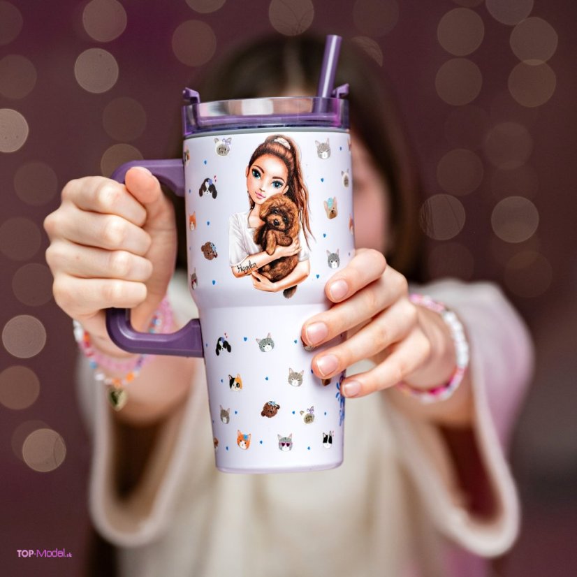 TOPModel to-go-cup KITTY&DOGGY