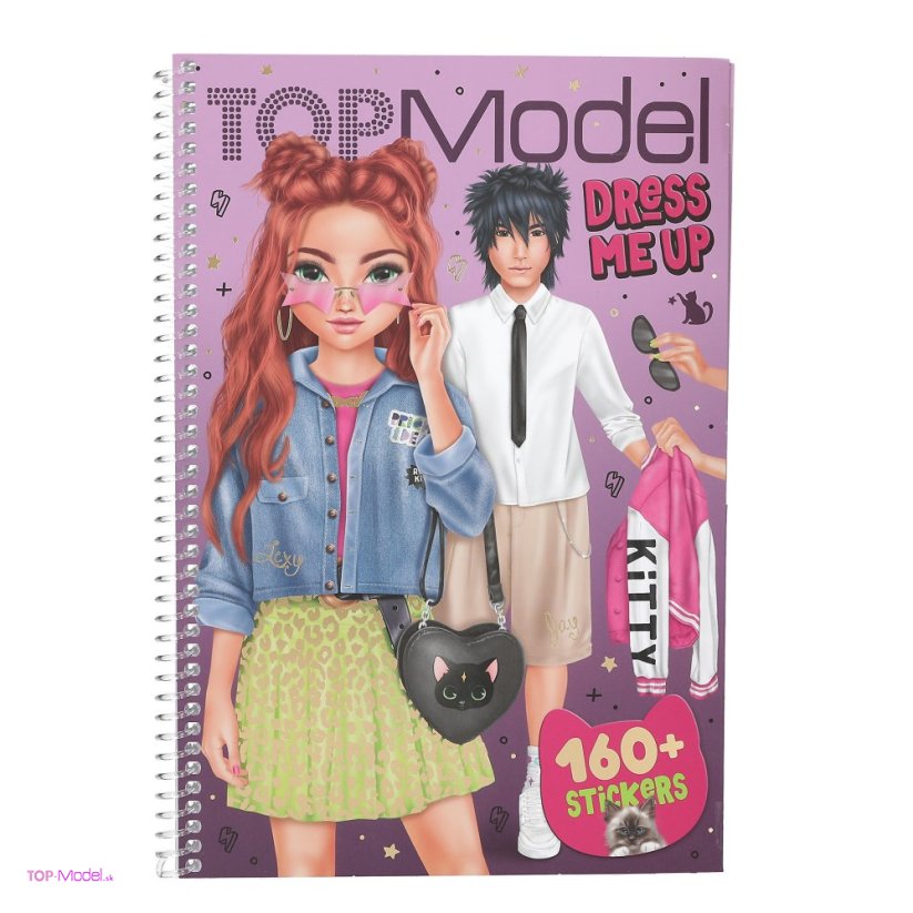 Kreatívny zošit Top Model Dress me up REBEL KITTY