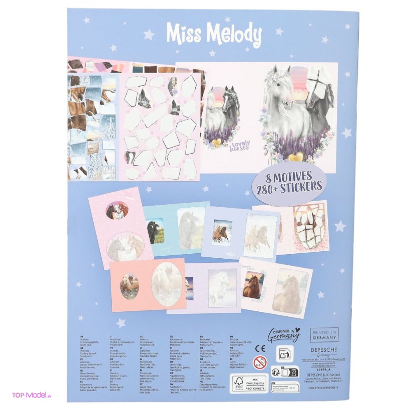 Miss Melody NUMBER STICKERS