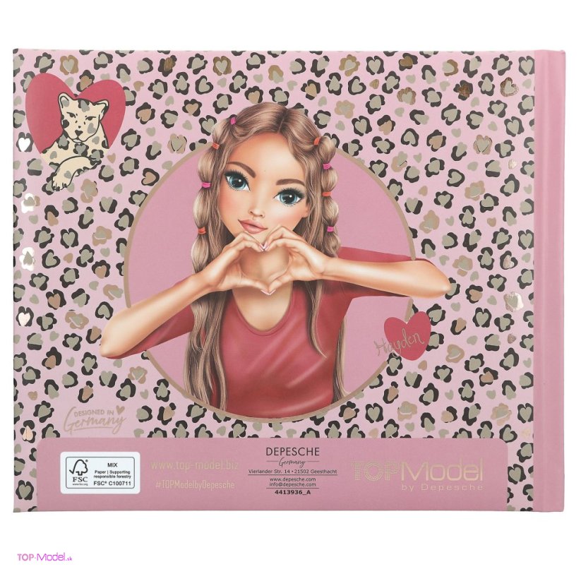 TOPModel Kniha priateľstva LEOHEART