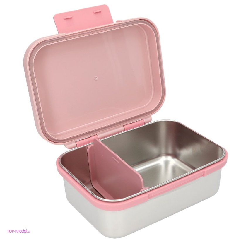 Desiatový box TOPModel nerezový PINK
