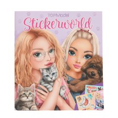 Kreatívny zošit Top Model Stickerworld  KITTY&DOGGY