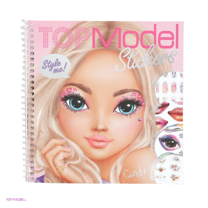 Kreatívny zošit Top Model Dress me up FACE