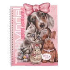 Kreatívny zošit TOPModel Dress me up CUTE ANIMALS