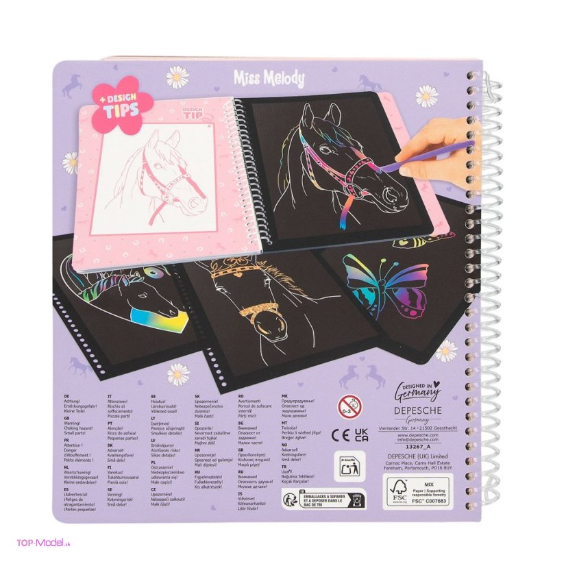 Magic Scratch Book Miss Melody