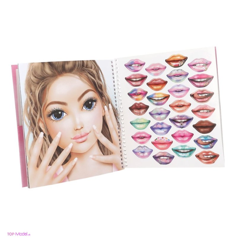 Kreatívny zošit Top Model Dress me up FACE