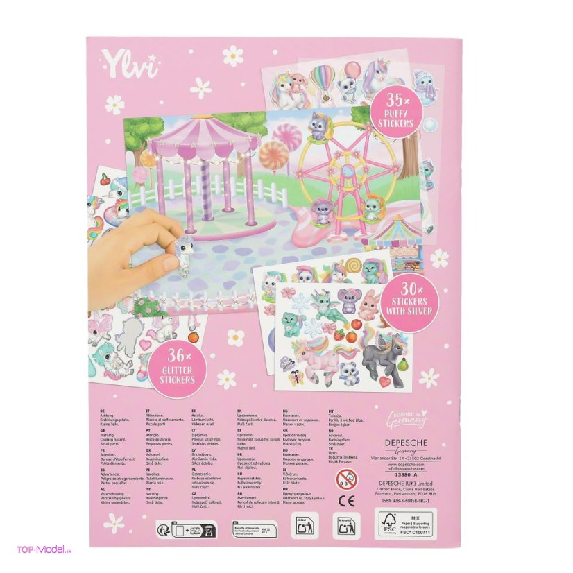 YLVI Unicorn Stickerworld