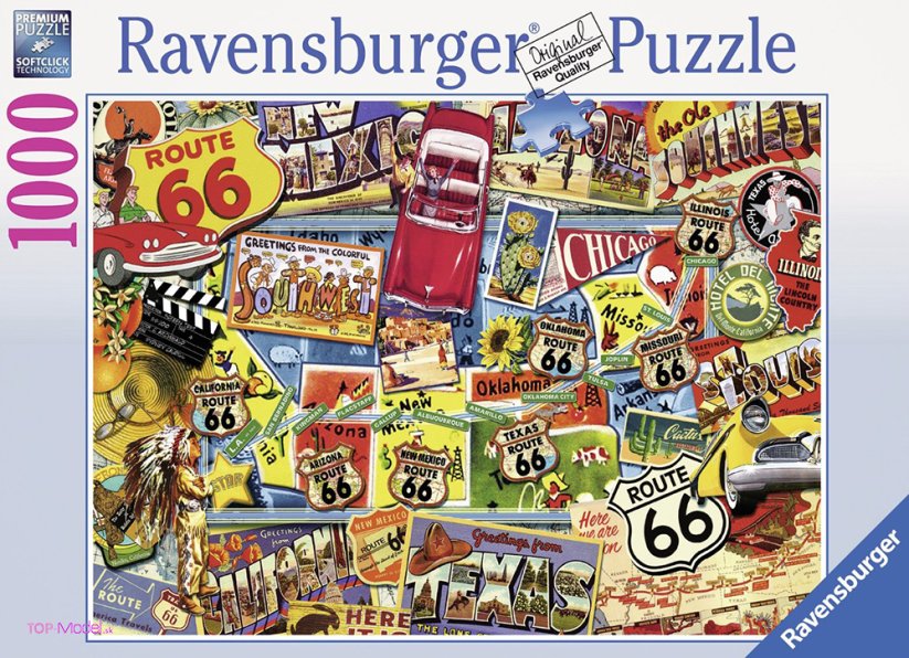 Ravensburger Puzzle Route 66 1000