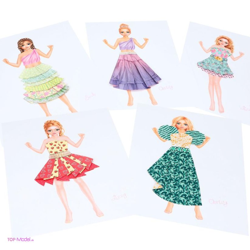 Kreatívny zošit TOPModel Dress me up COLLAGE