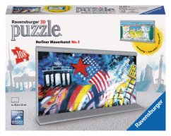 Ravensburger 3D puzzle 108 Berlínsky múr,motív 3