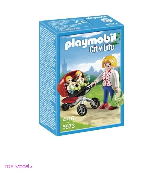 Playmobil 5573 Kočík pre dvojčatá