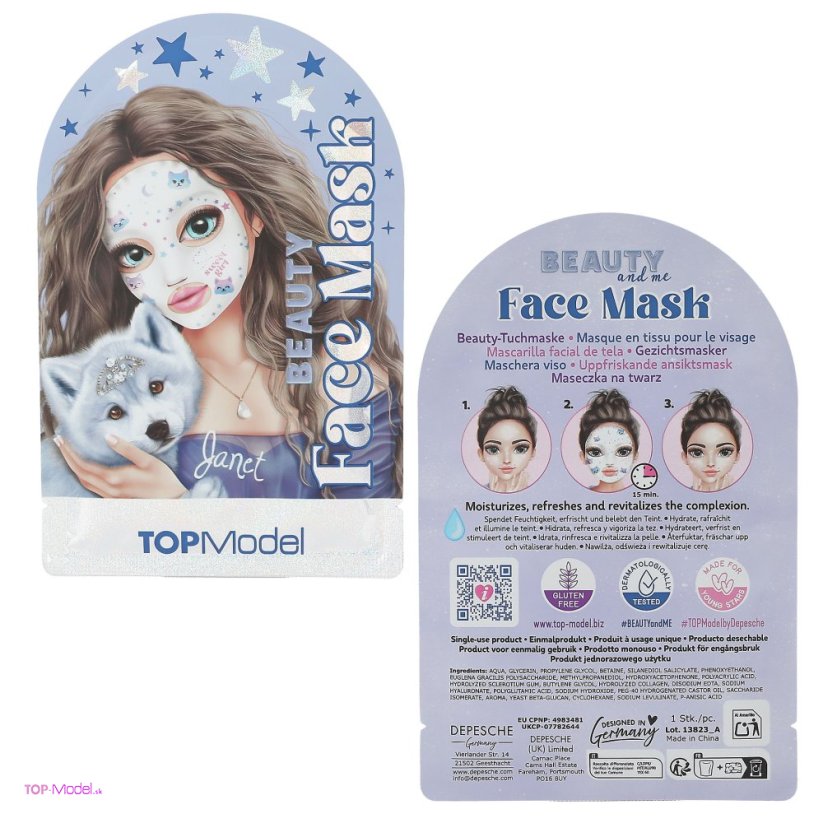 TOPModel Beauty FACE Mask vlk