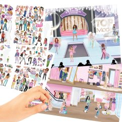 Kreatívny zošit TOPModel Stickerworld