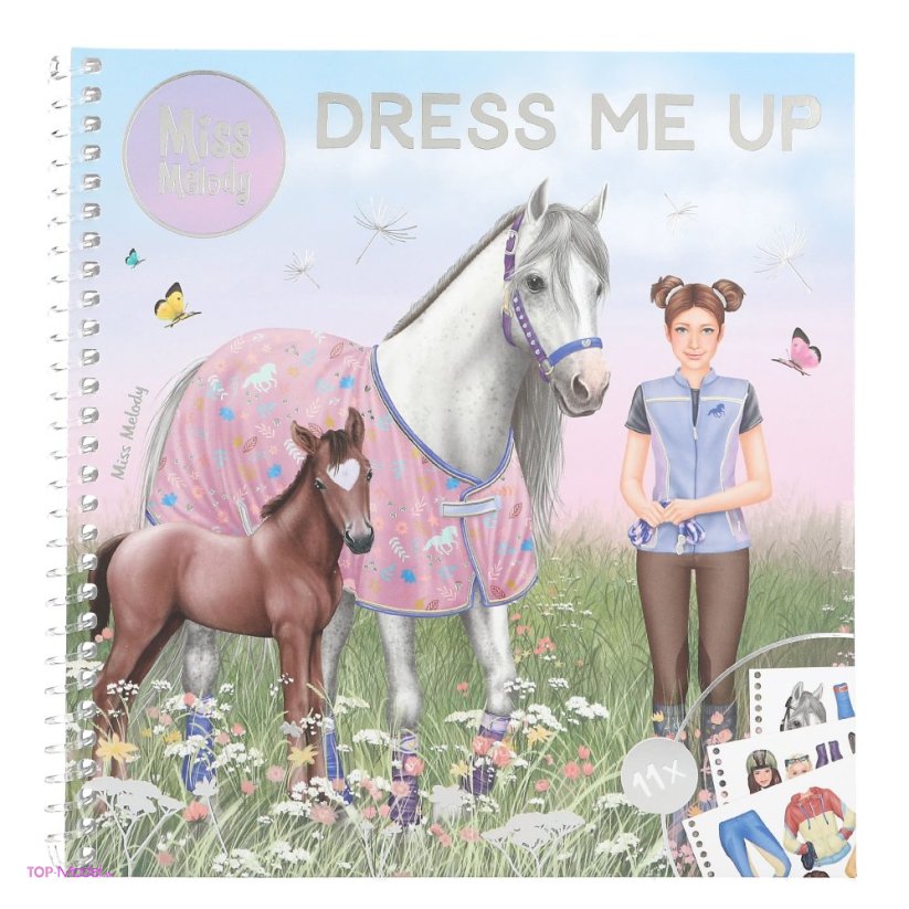 Kreatívny zošit Miss Melody Dress me up