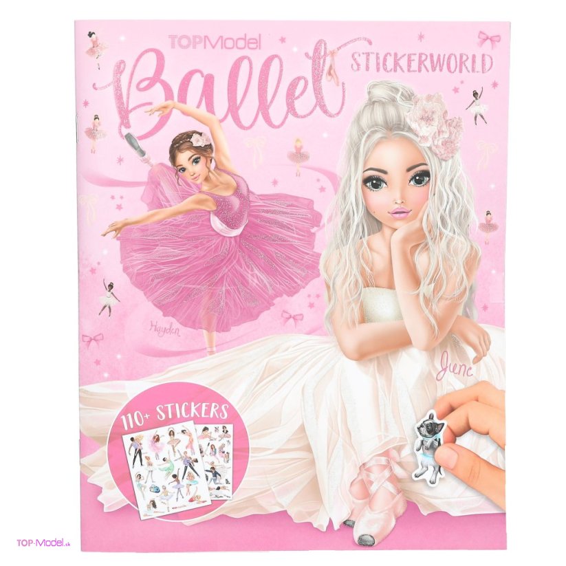 Kreatívny zošit Top Model Stickerworld BALLET