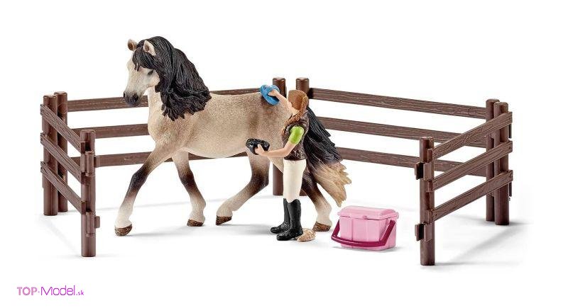Schleich 42270 Starostlivosť o koňa andalúzskeho Schleich 42270 Starostlivosť o koňa andalúzskeho