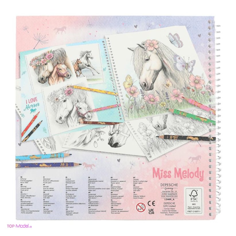 Maľovanky Miss Melody Special