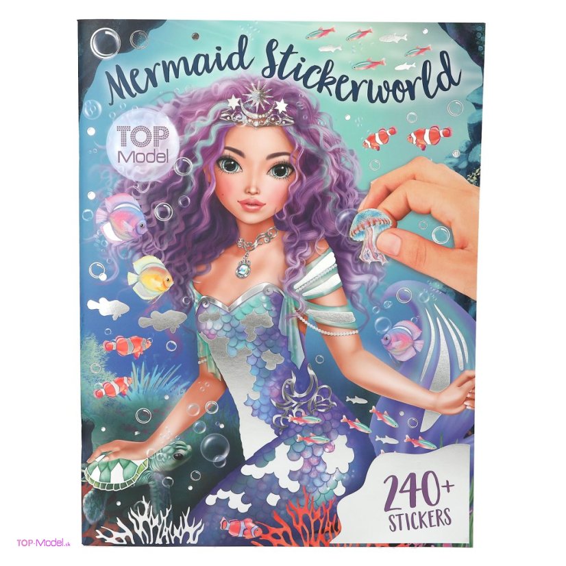 Kreatívny zošit TOPModel Stickerworld MERMAID