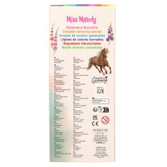 Pastelky s gumou Miss Melody