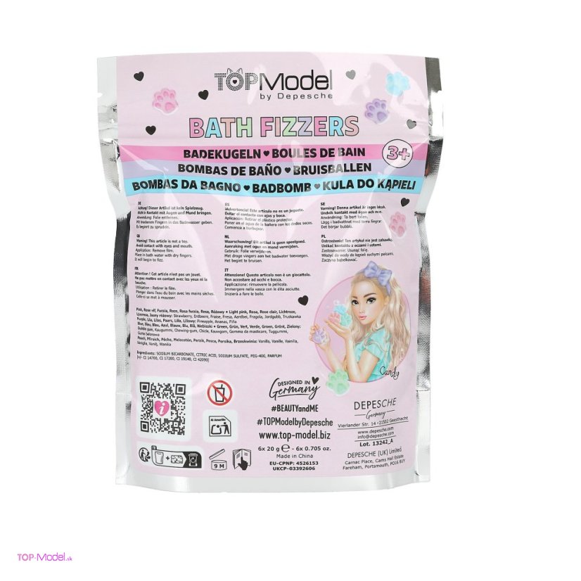 TOPModel bomby do kúpeľa
