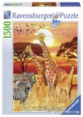Ravensburger Puzzle Africký západ slnka 1500 dielov