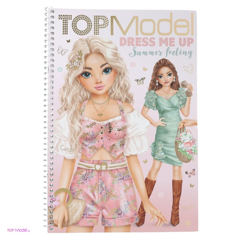 Kreatívny zošit Top Model Dress me up SUMMER FEELING