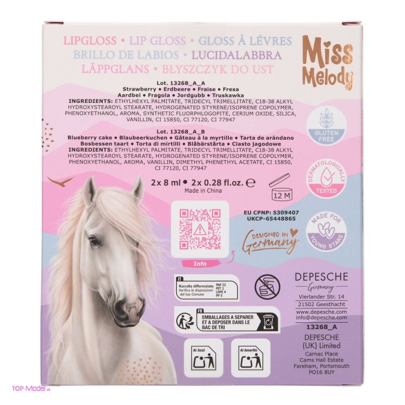 Miss Melody Set leskov na pery BFF