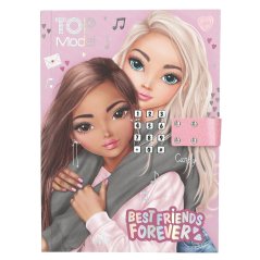 Diár TOPModel na číselný kód MY BFF