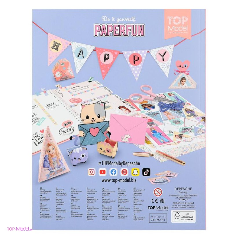 DIY Paper Fun Top Model CUTIE STAR