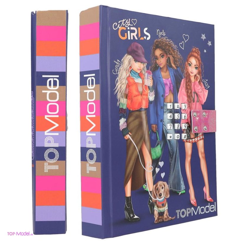 Diár Top Model na číselný kód CITY GIRLS