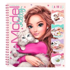 Maľovanky, kreatívna sada Top Model KITTY