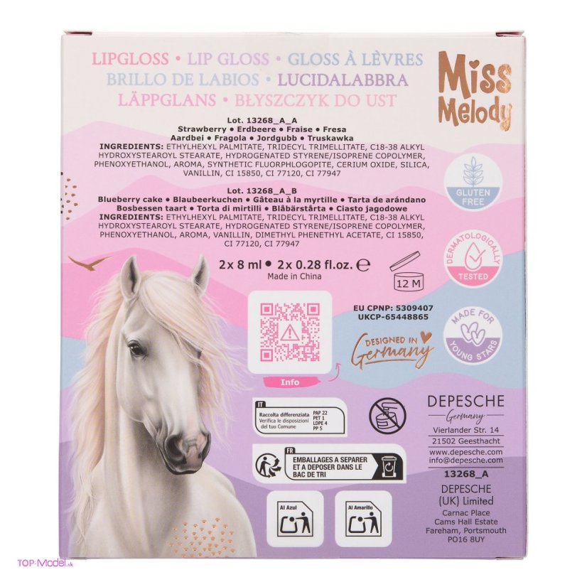 Miss Melody Set leskov na pery BFF