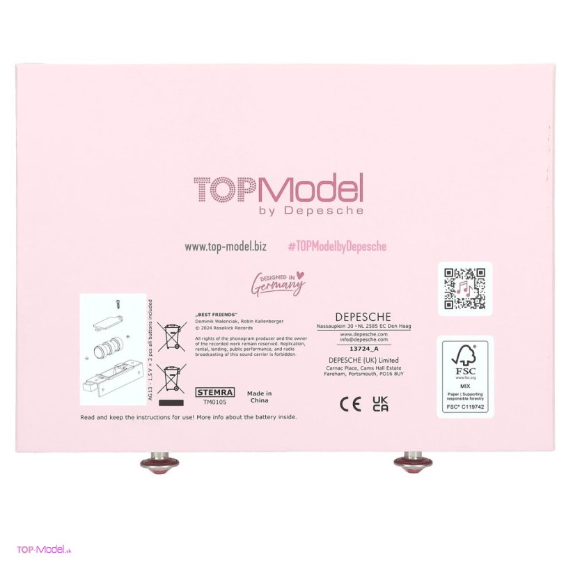 Šperkovnica TOPModel na číselný kód MY BFF