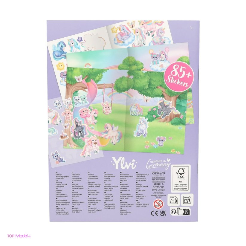 YLVI Puffy sticker book