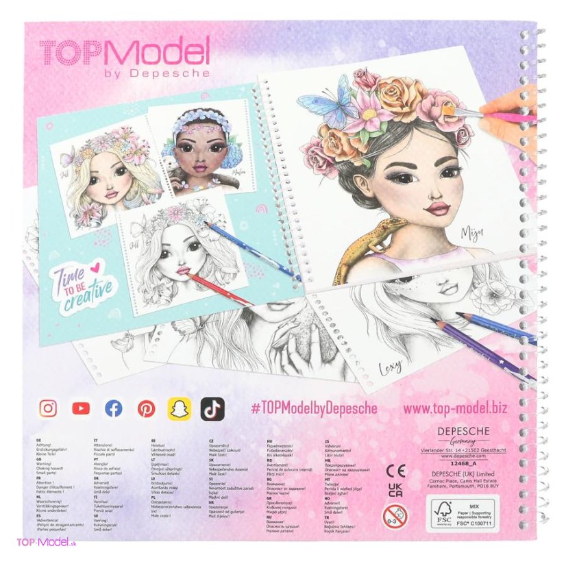 Maľovanky TOPModel Special