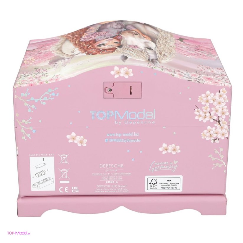 Šperkovnica s LED svetielkami TOPModel VIVA VIOLET